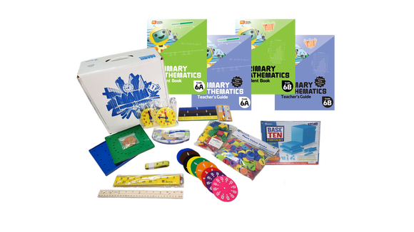 Singapore Primary Math 2022 Edition 6 with Math Manipulatives