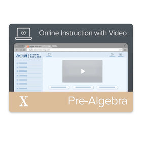 MUS7 Pre-Algebra Online Instruction with Video - Digital Code