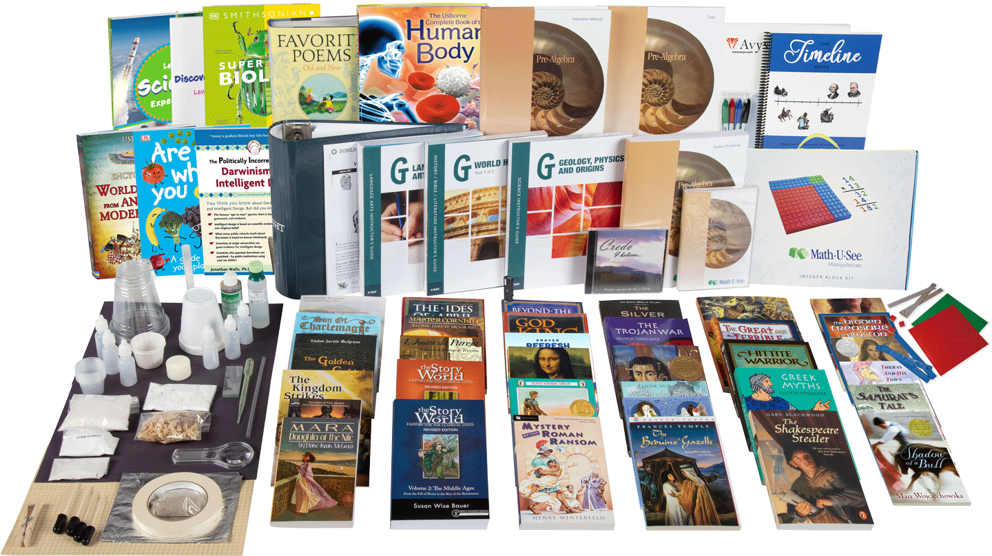 All-Subjects Package G - 7th Grade Homeschool Curriculum