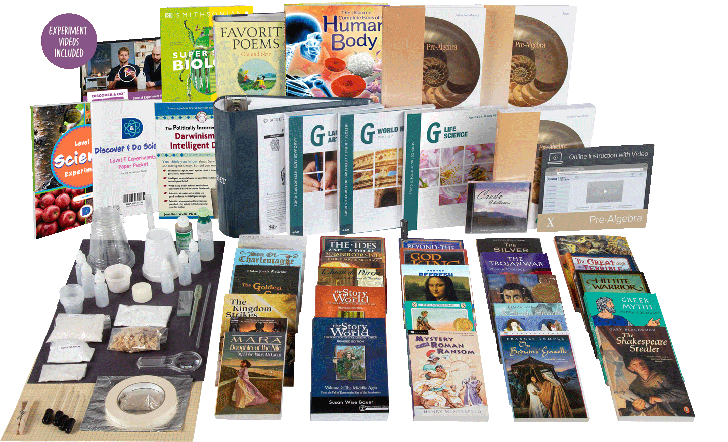 All-Subjects Package G - 7th Grade Homeschool Curriculum