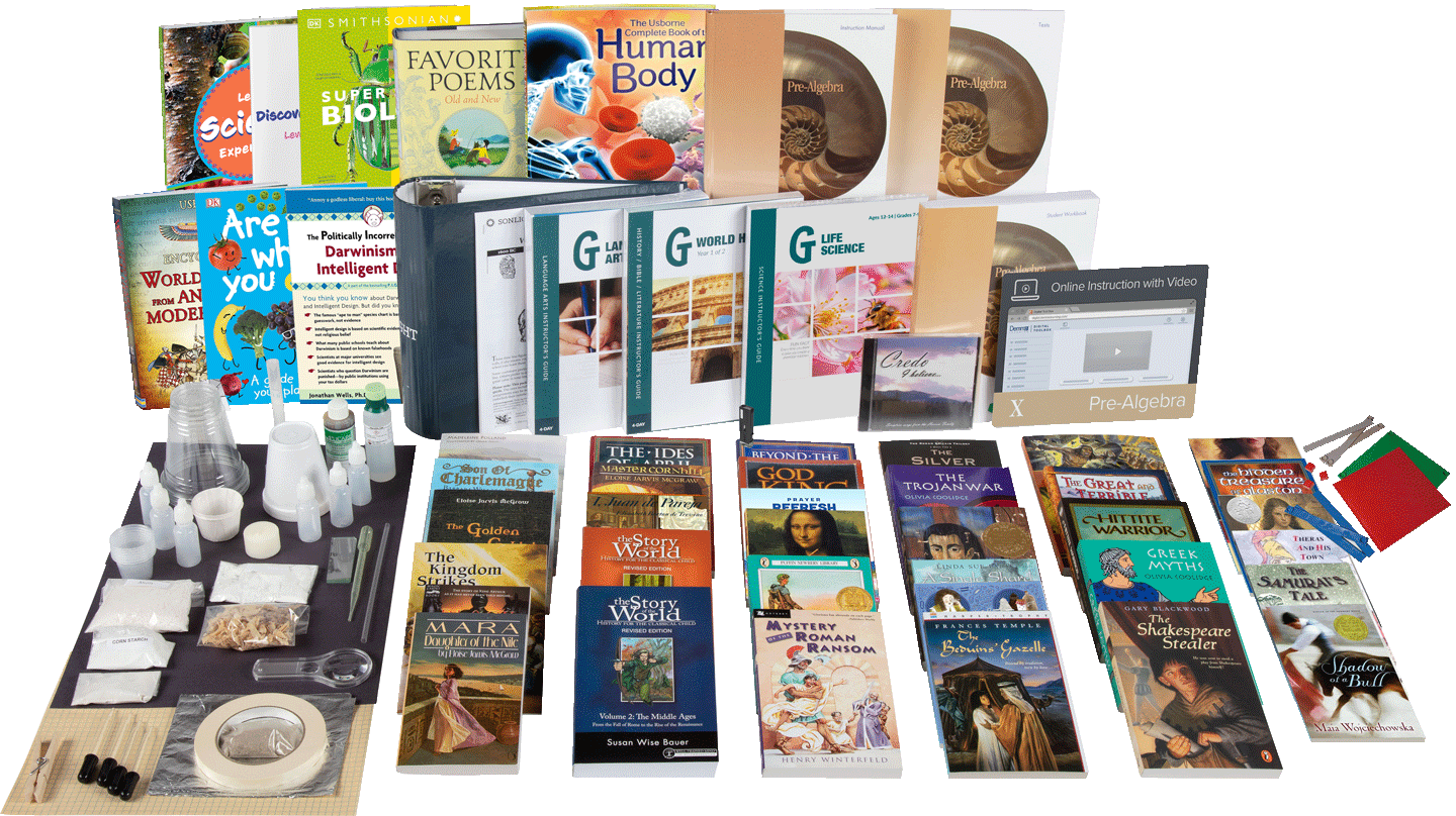 All-Subjects Package G - 7th Grade Homeschool Curriculum