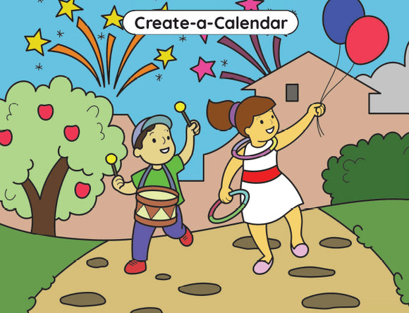 Create-A-CalendarSixteen-month calendar covers your entire school year and teaches kids about the calendar. Learn the days, weeks and months of the year.Included in Sonlight K. 