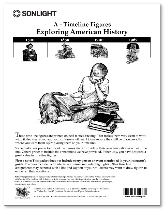 Timelines Figures A for exploring American history 