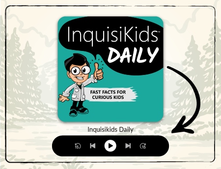 InquisiKids Daily logo with a cartoon character on a light background