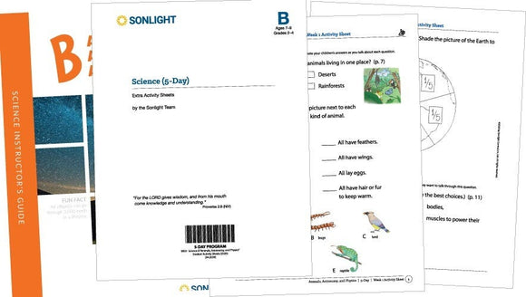 Extra Science B Student Activity Sheets