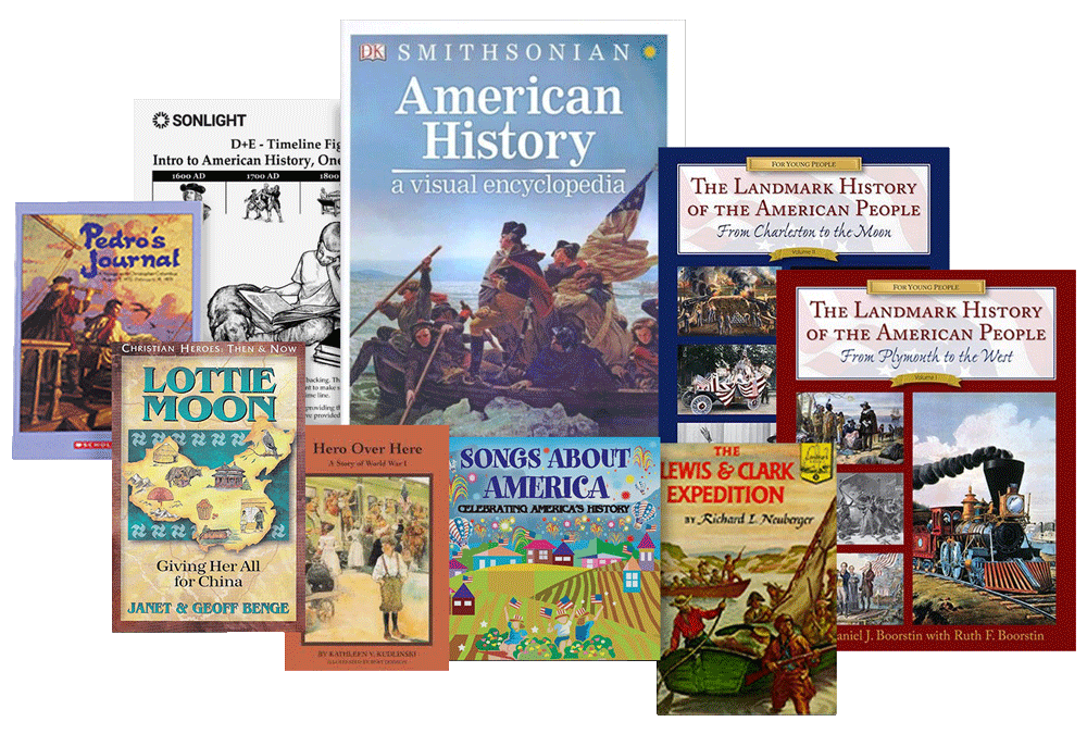 History D+E books