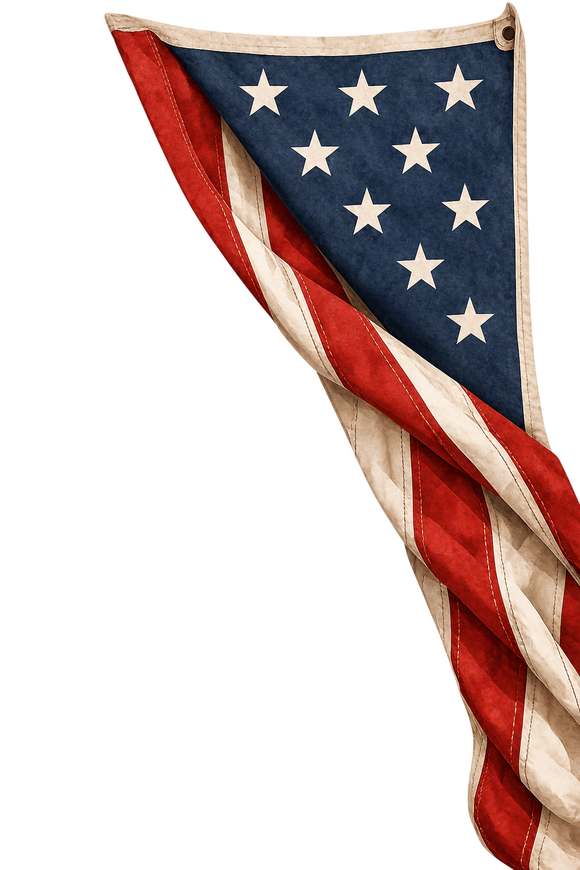Flag corner right