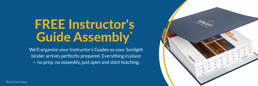 ONE WEEK ONLY: Free Instructor's Guide Assembly Service!
