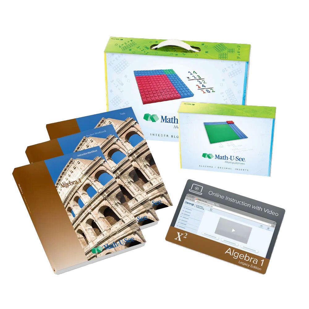 Math-U-SeeHands-on, student-paced, mastery-based approach that focuses on developing a true understanding of mathematical concepts transferable to real-world application.