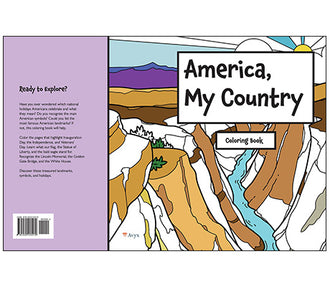 America, My Country Coloring Book