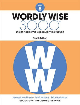 Wordly Wise 3000 Book 8 - Workbook only