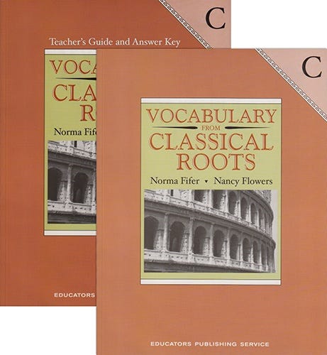 Vocabulary from Classical Roots