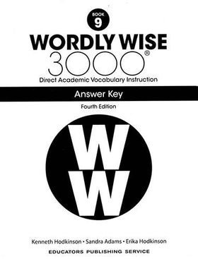 Wordly Wise 3000 Book 9 - Answer Key only