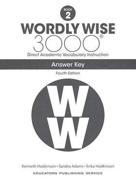 Wordly Wise 3000 Book 2 - Non-Consumable Answer Key