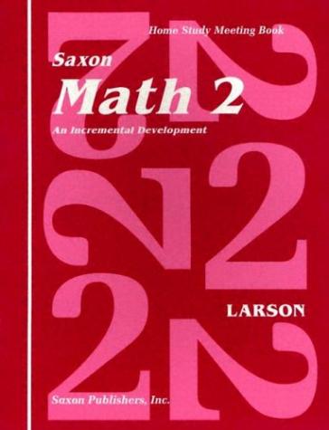 Saxon Math 2 Meeting Book (1st edition)