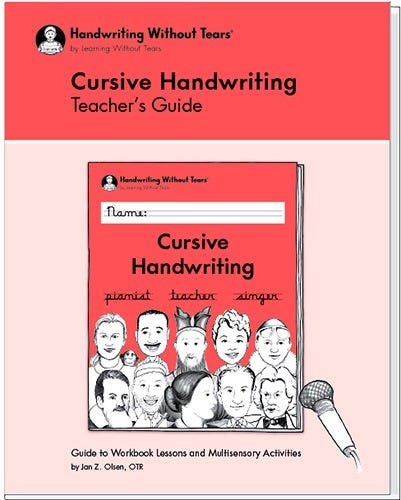 Handwriting Without Tears: Cursive Teacher's Guide Level 3 (Clearance)