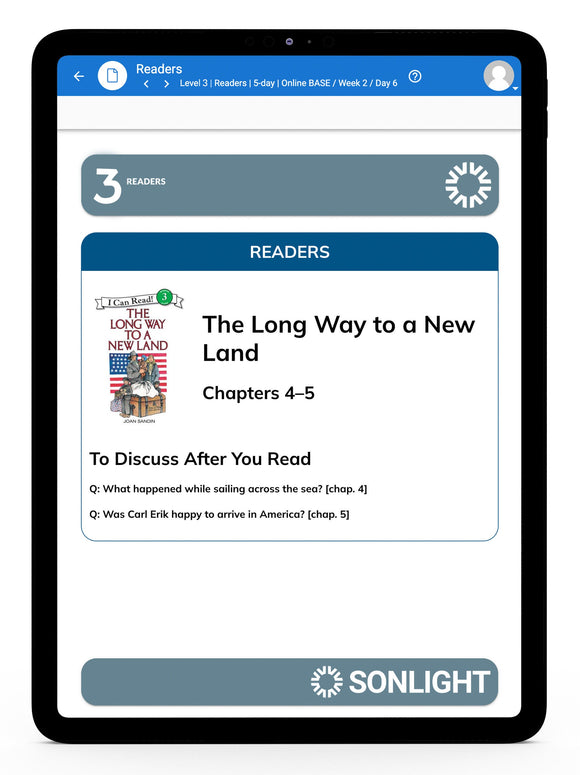 Grade 3 Readers: Schedule/Study Guide