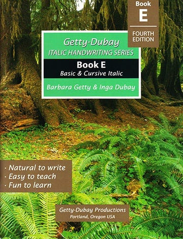 Getty-Dubay Basic and Cursive E