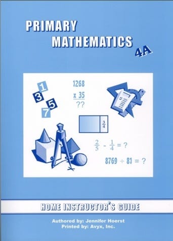 Singapore Math, 4A Home Instructor's Guide