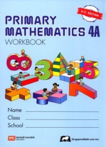 Singapore Primary Math 4A Workbook Only