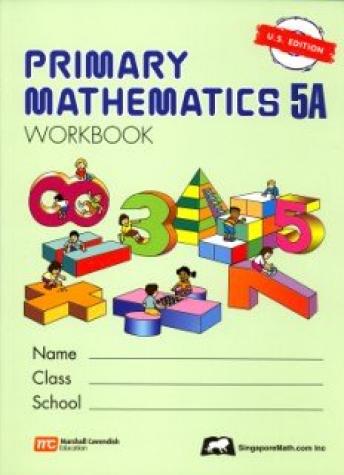 Singapore Primary Math (U.S. Ed.) 5A Workbook only