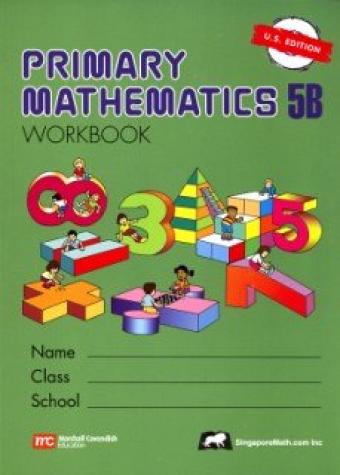Singapore Primary Math (U.S. Ed.) 5B Workbook only