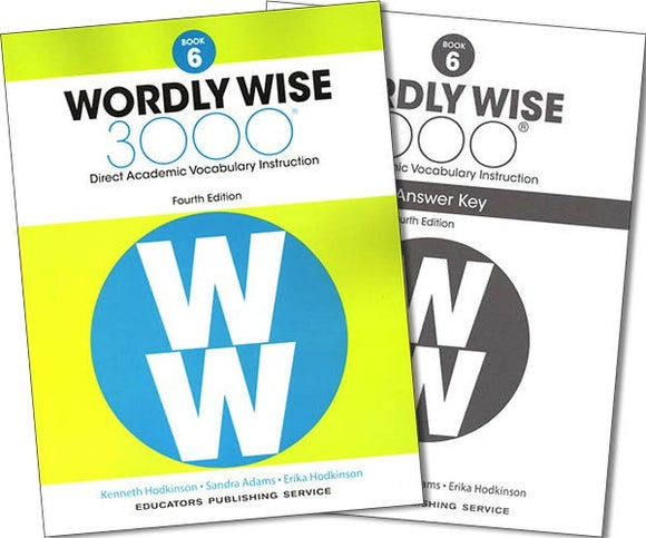 Wordly Wise 3000 Book 6 & Answer Key