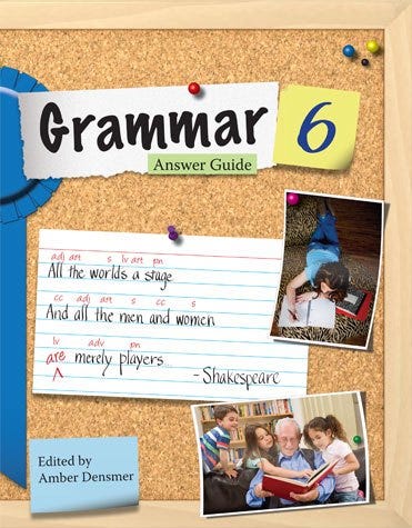 Grammar 6 Answer Guide and Resources