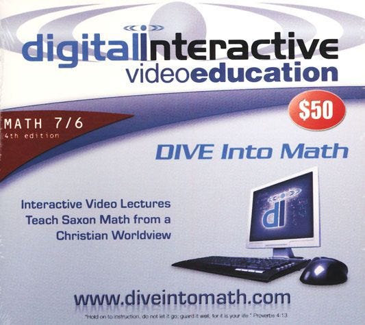 DIVE CD Math 7/6 - (Windows and Mac; 4th Edition)