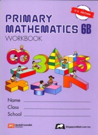 Singapore Primary Math (U.S. Ed.) 6B Workbook only
