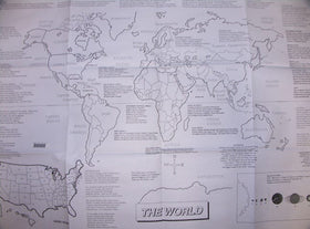 Audio Memory Geography Songs Additional Wall Map