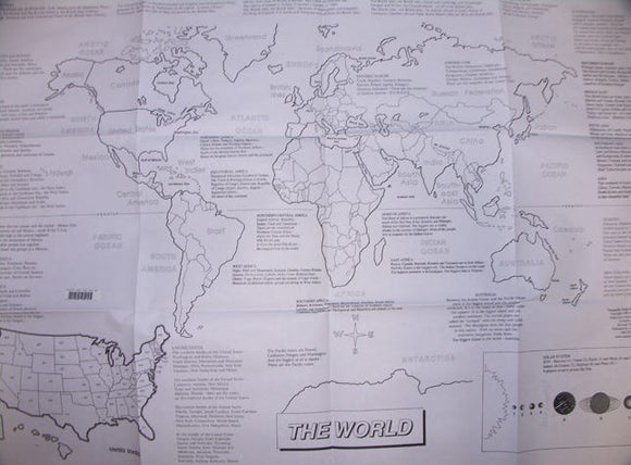 Audio Memory Geography Songs Additional Wall Map