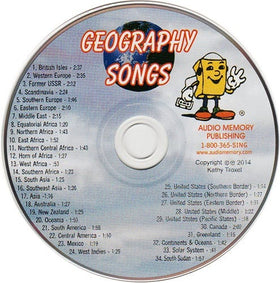 Audio Memory Geography Songs CD only
