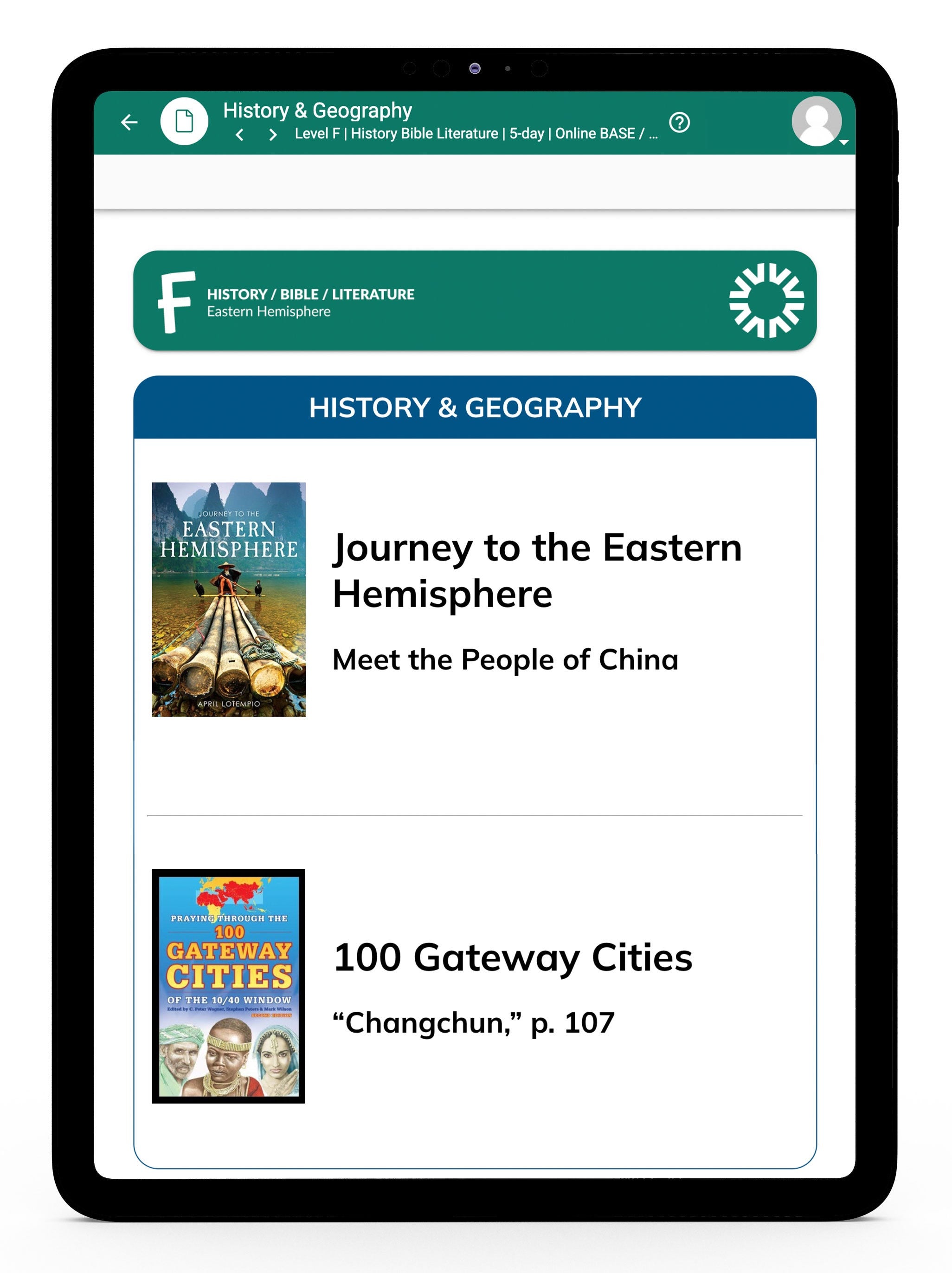 History/Bible/Literature F Online Instructor's Guide | 4-Day (with purchase)