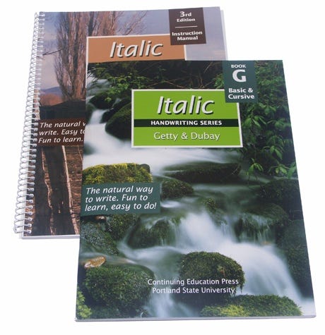 Getty-Dubay Italic Handwriting