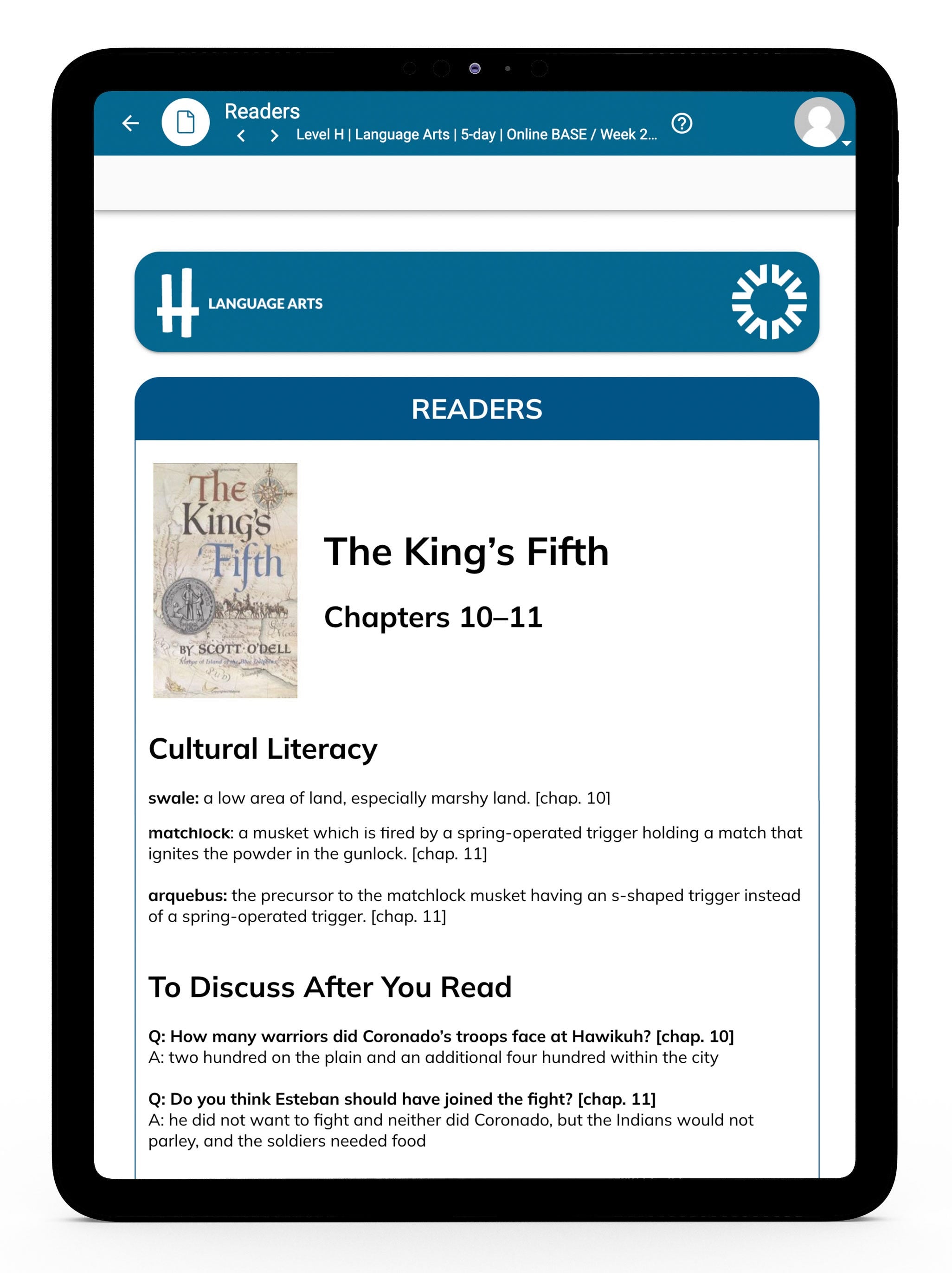 Language Arts H | Sonlight