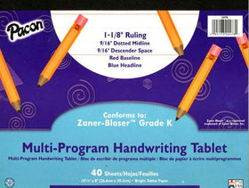 Lined Paper Tablet for level K