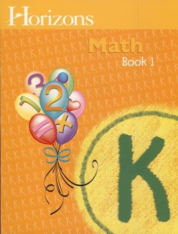 Horizons Math K: Student Workbook 1