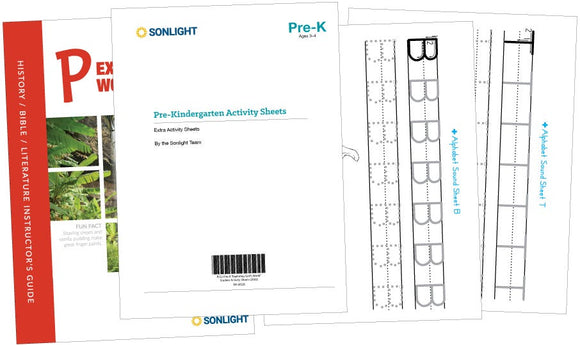 Extra Pre-K Activity Sheets - 2025 Version