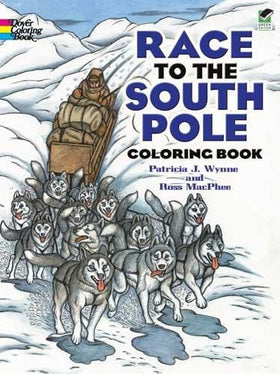 Race to the South Pole Coloring Book (Clearance)