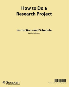 How to Do a Research Project