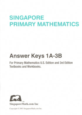 Singapore Math & Answer Key, Level 1-3 (Clearance)