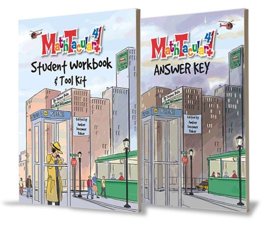 MathTacular 4 Workbook + Answer Key