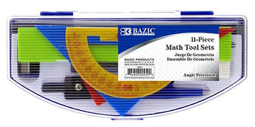MATH TOOL SETS, 11 PIECE