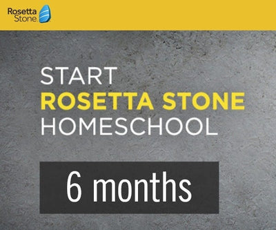 Rosetta Stone Homeschool Subscription 6 Months