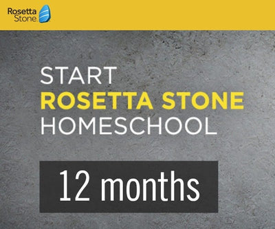 Rosetta Stone Homeschool Subscription 12 Months