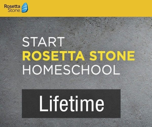 Rosetta Stone Homeschool Lifetime Subscription