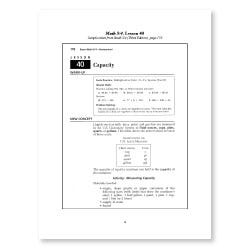 Saxon Math 5/4 Worksheetscapacity, rate word problems, sales tax, change back, graphing relationshipsvalue of coins, sequences, place value