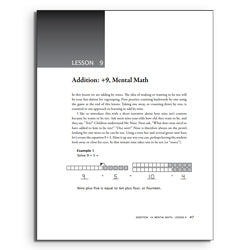 Math-U-See Alpha Lesson & WorksheetsAddition +9, Mental Math