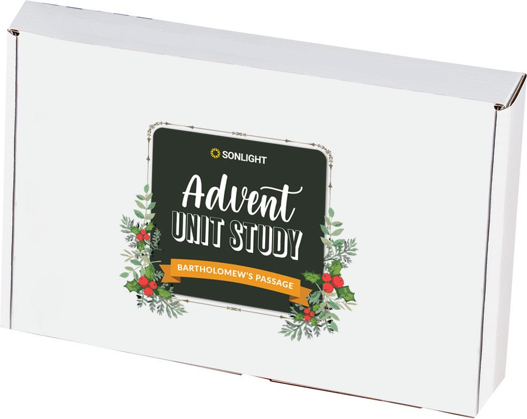 Advent Unit Study Supplies Kit: Bartholomew's Passage